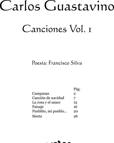 Canciones Vol 1 Sheet Music By Carlos Guastavino Nkoda Free 7