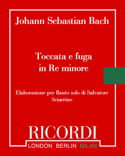 Toccata E Fuga In Re Minore BWV 565 Sheet Music By Johann Sebastian