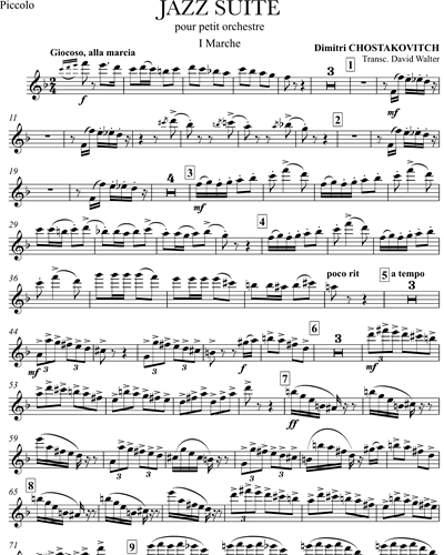 Jazz Suite No. 2 pour Petit Orchestre