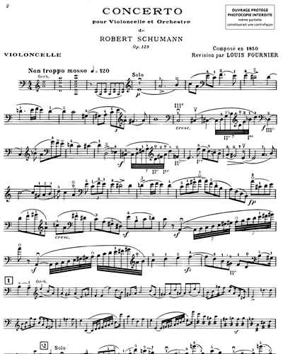 Concerto en La mineur Op. 129