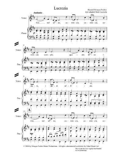 Già nel seno Sheet Music by Morgan Pochin | nkoda | Free 7 days trial