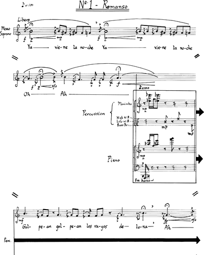 Mezzo-soprano & Piano & Percussion