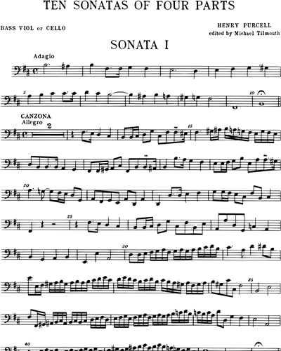 10 Sonatas of Four Parts