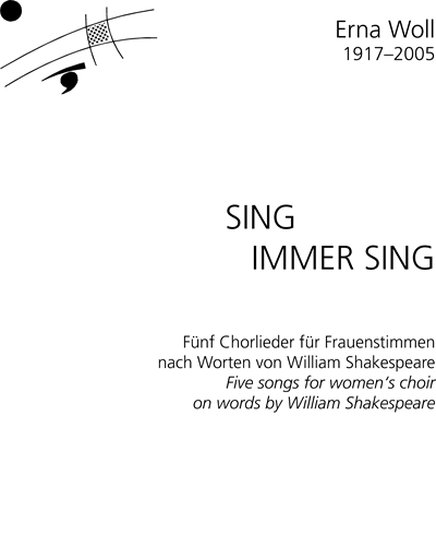 Sing immer Sing (from 'Five Choir Songs')