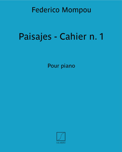Paisajes - Cahier n. 1