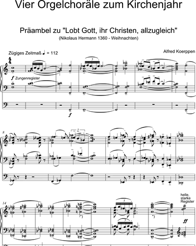 4 Chorales for the Liturgical Year