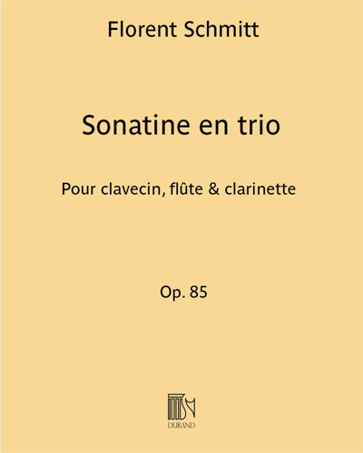 Sonatine en trio Op. 85
