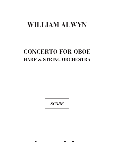Concerto for oboe, harp and string orchestra
