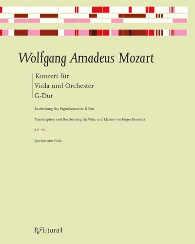Concerto G Major for Viola and Orchestra K 191