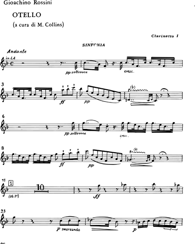 Otello [Critical Edition] - Sinfonia