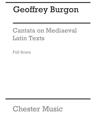 Cantata on Mediaeval Latin Texts
