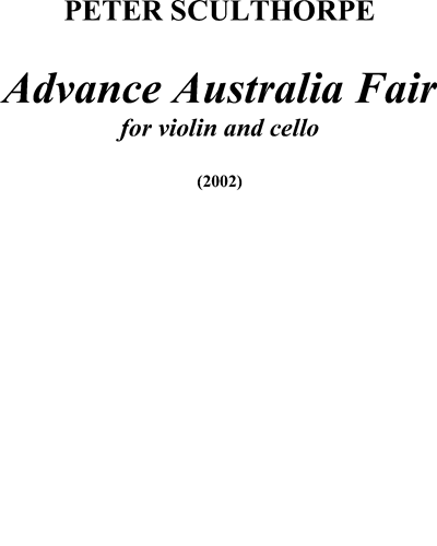 Advance Australia Fair