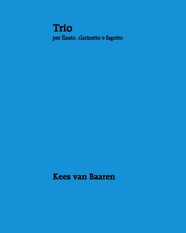 Trio for Flute, Clarinet and Bassoon