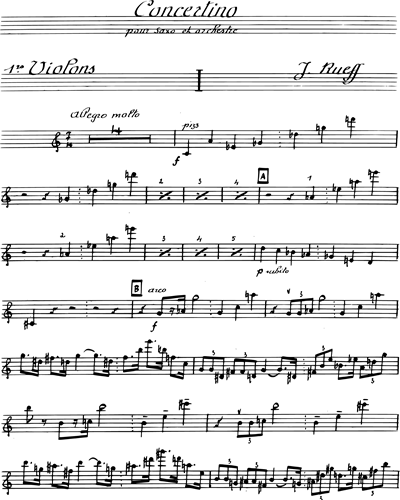 Concertino for Alto Saxophone