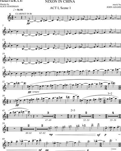 Clarinet 1 in Bb/Clarinet in A/Clarinet in Eb