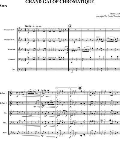 Grand Galop Chromatique Sheet Music by Franz Liszt | nkoda