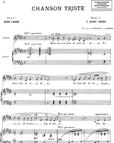 Alto/Baritone (Alternative) & Piano