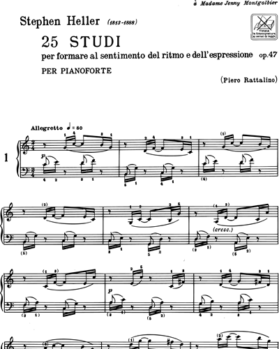 25 studi per pianoforte Op. 47