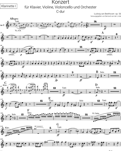 Clarinet in C 1/Clarinet in Bb