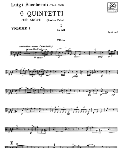 [String Quintet] Viola