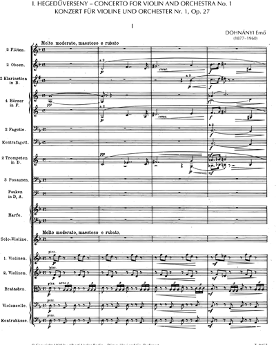 Violin Concerto No. 1 op. 27