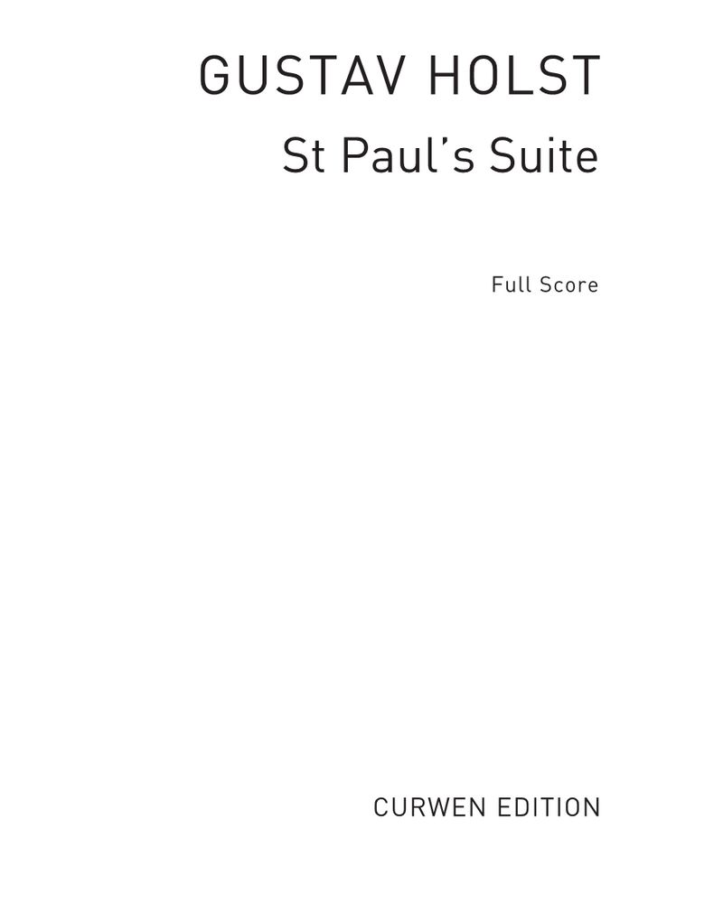 St Paul's Suite, H. 118