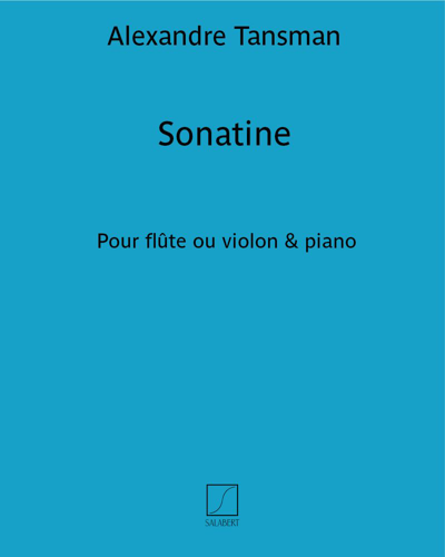 Sonatine pour flûte (ou violon) & piano