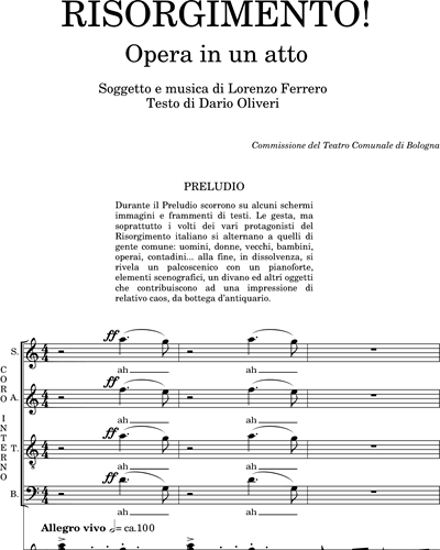 Opera Vocal Score