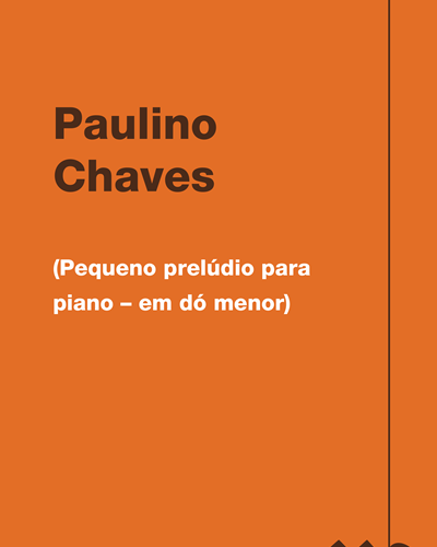 (Pequeno prelúdio para piano – em dó menor)