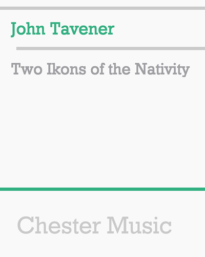 Two Ikons of the Nativity