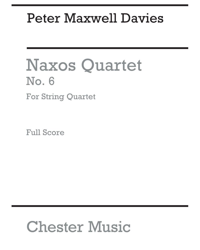 Naxos Quartet No. 6