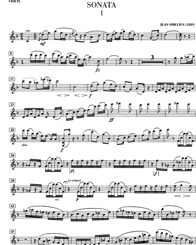 Violin Sonata in F major, JS 178