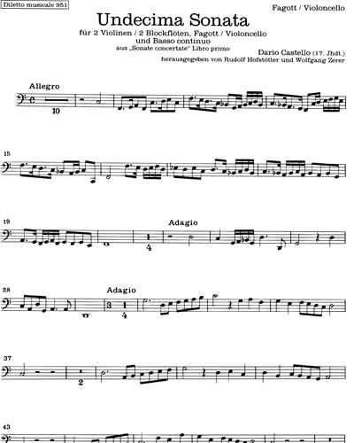 Sonata No. 11 in C Major