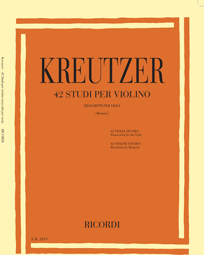 42 studi per violino (Viola version)