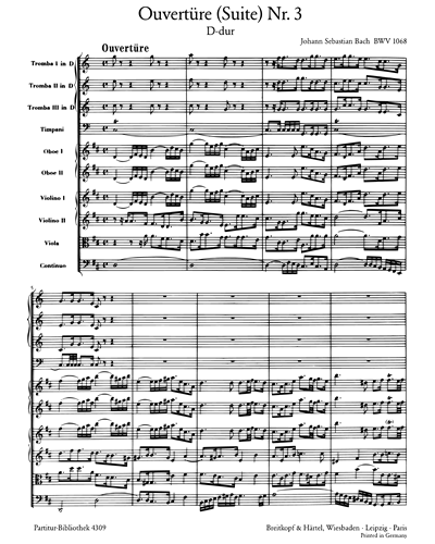 Ouvertüre (Suite) Nr. 3 D-dur BWV 1068