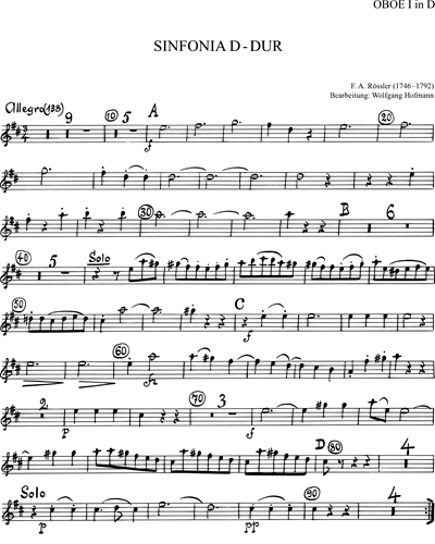 Oboe 1 in D