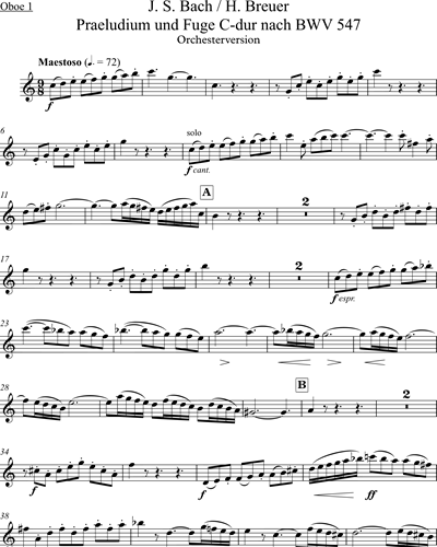 Präludium und Fuge C-Dur BWV 547