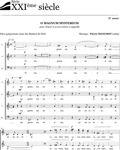 O Magnum Mysterium - Manchot