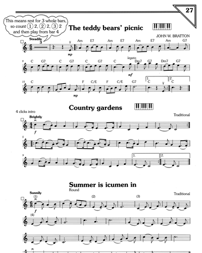 "The Teddy Bear's Picnic" & "Country Gardens" & "Summer Is Icumen In"