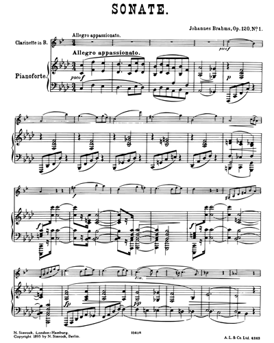 Sonata in F minor, op. 120