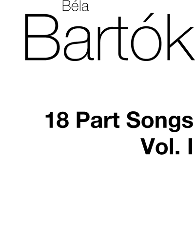 18 Partsongs, Vol. 1