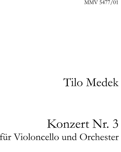 Konzert n. 3 für Violoncello und Orchester