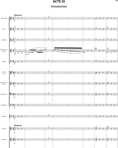 [Act 3] Operetta Score