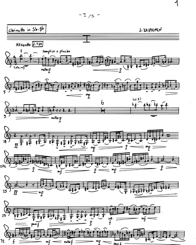 Clarinet in Bb/Contrabass Clarinet