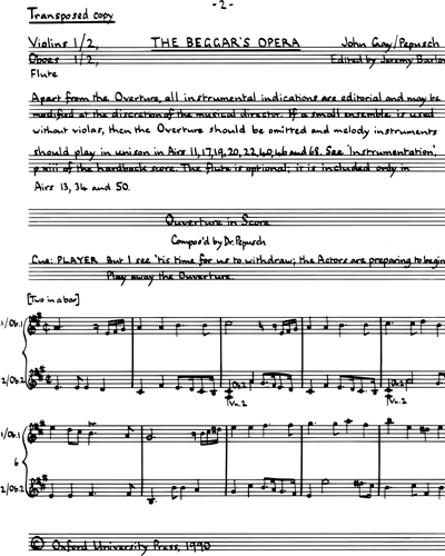 Violin 1 & Violin 2 & Oboe 1 & Oboe 2 & Flute Transposed