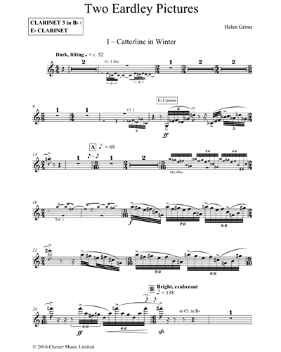 Clarinet 3/Clarinet in Eb