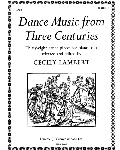 Dance Music from Three Centuries, Book 2