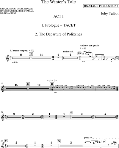 [On-Stage] Percussion 1