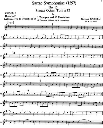 [Choir 1] Horn (Alternative)