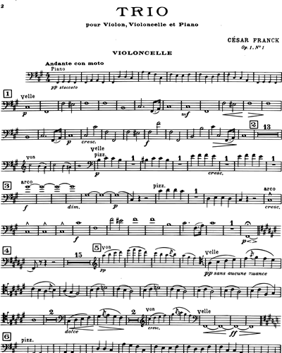 Trio Op. 1 n. 1